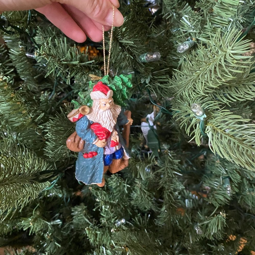 Vintage Christmas Mornin Christmas Ornament Santa Claus Ornament